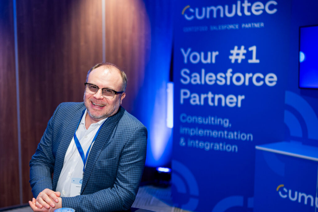 Juri Duško at Salesforce Summit Baltics