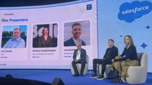 Data-Driven Sales and Marketing Automation panel with Juri Duško, Svitlana Vereschagina (Bolt) and Jens-Kaidar Liiu (Telia Estonia)
